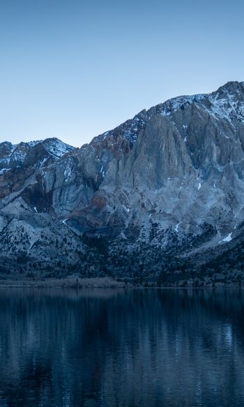 mountains, lake, reflection Wallpaper 1200x2000