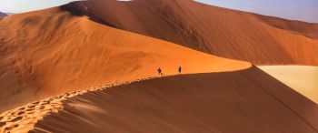 desert landscape, dunes Wallpaper 3440x1440