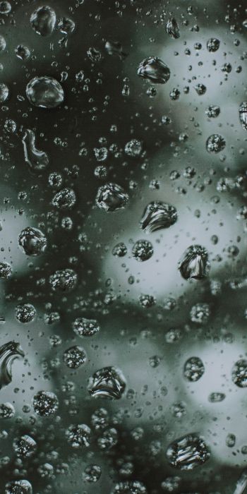 water droplets, rain Wallpaper 720x1440