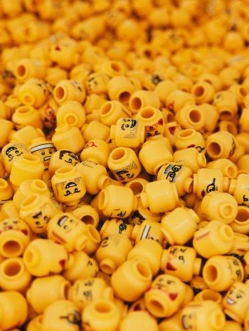 head, yellow, lego Wallpaper 1668x2224