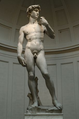 David, sculpture, man Wallpaper 640x960