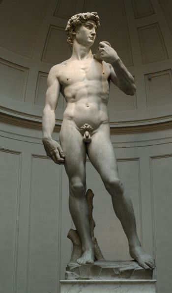 Обои 600x1024 Давид, скульптура, человек