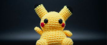 pokemon, pikachu, yellow Wallpaper 3440x1440