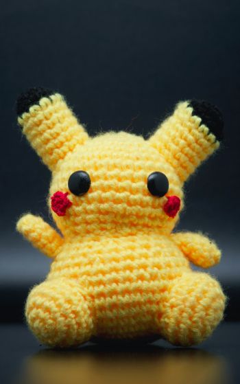 pokemon, pikachu, yellow Wallpaper 1752x2800