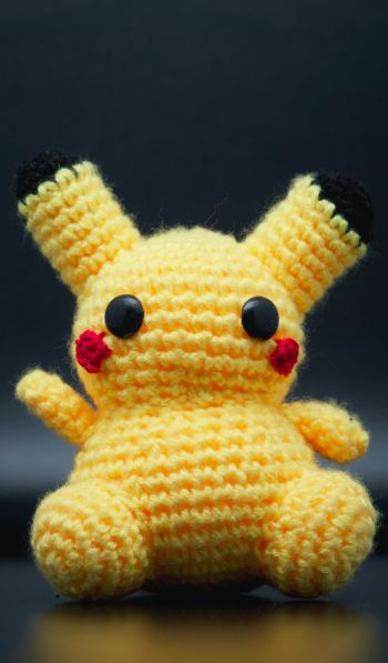 pokemon, pikachu, yellow Wallpaper 600x1024
