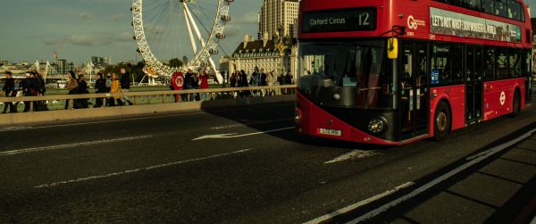 London, uk london united kingdom street photography london bridge london eye london street london city bus transport vehicle person tourist bus road urban interior indoor room rock outdoor Wallpaper 3440x1440