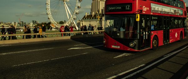 London, uk london united kingdom street photography london bridge london eye london street london city bus transport vehicle person tourist bus road urban interior indoor room rock outdoor Wallpaper 2560x1080