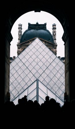 Обои 600x1024 Париж, Франция Франция уличная фотография архитектура купол человек арка арочный шпиль шпиль башня