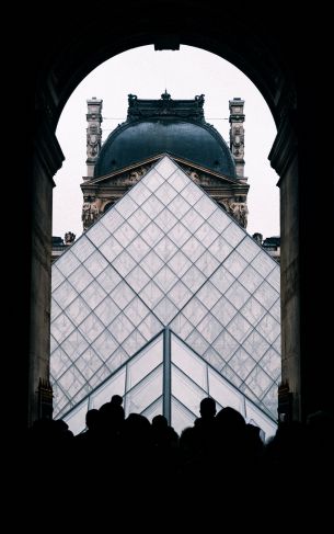Обои 1752x2800 Париж, Франция Франция уличная фотография архитектура купол человек арка арочный шпиль шпиль башня