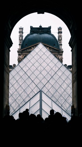 Обои 1080x1920 Париж, Франция Франция уличная фотография архитектура купол человек арка арочный шпиль шпиль башня