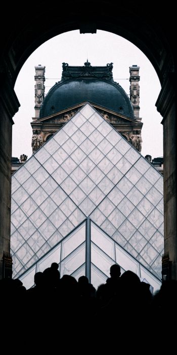 Обои 720x1440 Париж, Франция Франция уличная фотография архитектура купол человек арка арочный шпиль шпиль башня