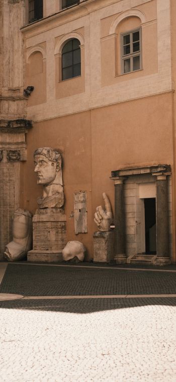 Обои 1170x2532 Рим, Рим, Италия Рим уличная фотография Рим музей человек одежда одежда архитектура строительство напольное покрытие город городской млекопитающее портрет стена человек