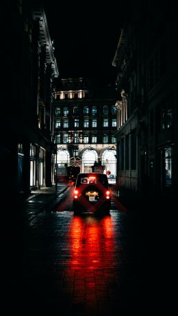 street photography lawless street photography street night united kingdom london taxi taxi car transport vehicle lighting asphalt asphalt road Wallpaper 640x1136