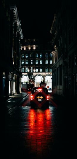 street photography lawless street photography street night united kingdom london taxi taxi car transport vehicle lighting asphalt asphalt road Wallpaper 1080x2220