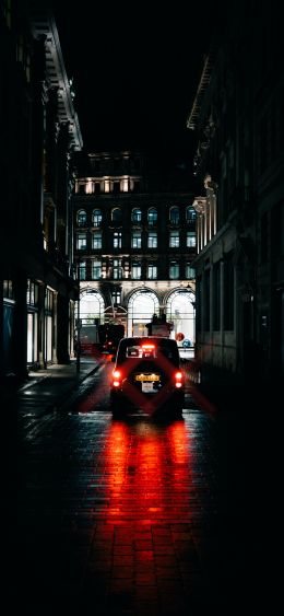 street photography lawless street photography street night united kingdom london taxi taxi car transport vehicle lighting asphalt asphalt road Wallpaper 1080x2340