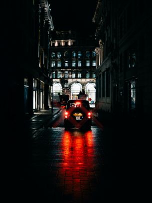 street photography lawless street photography street night united kingdom london taxi taxi car transport vehicle lighting asphalt asphalt road Wallpaper 1620x2160