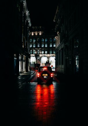 street photography lawless street photography street night united kingdom london taxi taxi car transport vehicle lighting asphalt asphalt road Wallpaper 1668x2388