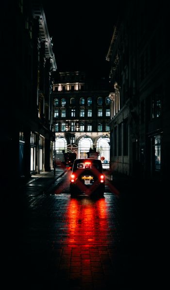 street photography lawless street photography street night united kingdom london taxi taxi car transport vehicle lighting asphalt asphalt road Wallpaper 600x1024