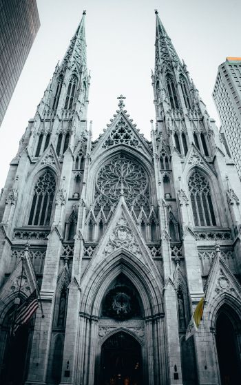 St. Patrick's Cathedral, New York, USA Wallpaper 1752x2800