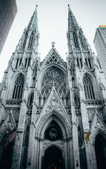 St. Patrick's Cathedral, New York, USA Wallpaper 1600x2560
