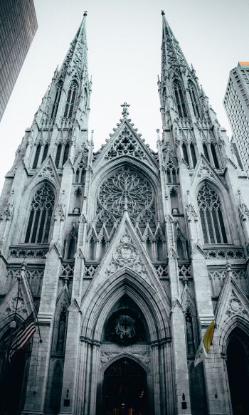St. Patrick's Cathedral, New York, USA Wallpaper 1200x2000