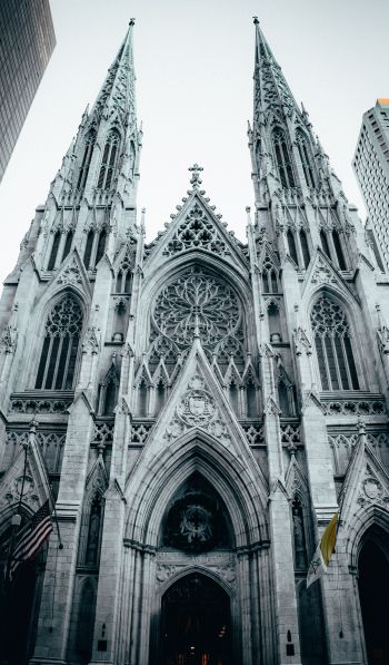 St. Patrick's Cathedral, New York, USA Wallpaper 600x1024