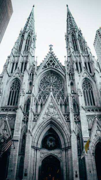 St. Patrick's Cathedral, New York, USA Wallpaper 1440x2560