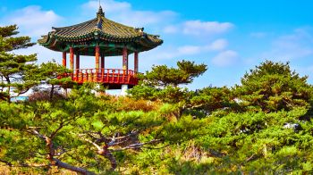 Обои 1280x720 ечхон, Южная Корея Чечхон-Си Южная Корея башня архитектура сторожить Корея храм беседка растение Япония Киото открытый Китай открытый юг Корея