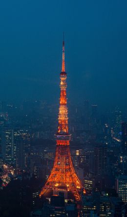 Tokyo Tower, Tokyo, Japan Wallpaper 600x1024