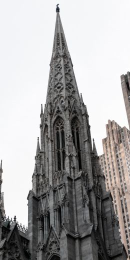 St. Patrick's Cathedral, New York, USA Wallpaper 720x1440