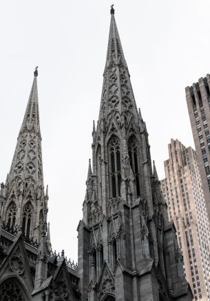 St. Patrick's Cathedral, New York, USA Wallpaper 1640x2360