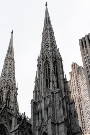 St. Patrick's Cathedral, New York, USA Wallpaper 640x960