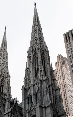 St. Patrick's Cathedral, New York, USA Wallpaper 800x1280