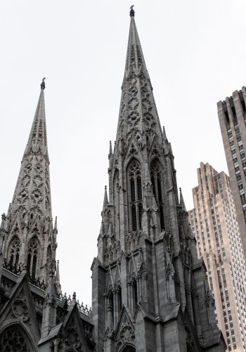 St. Patrick's Cathedral, New York, USA Wallpaper 1668x2388