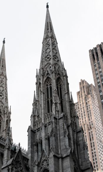 St. Patrick's Cathedral, New York, USA Wallpaper 1200x2000