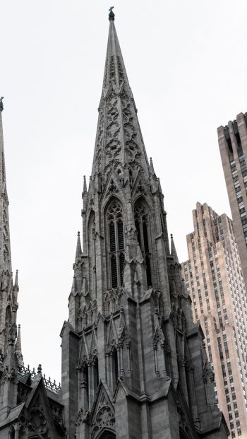 St. Patrick's Cathedral, New York, USA Wallpaper 640x1136