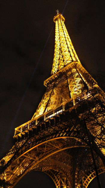 Обои 1080x1920 Париж, Франция, Эйфелева башня