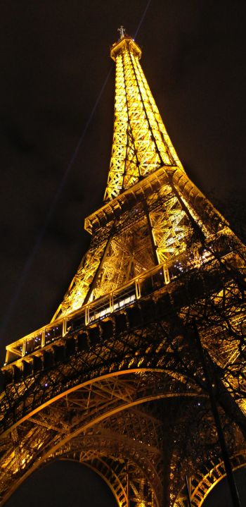 Обои 1080x2220 Париж, Франция, Эйфелева башня