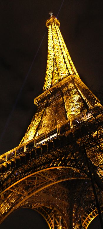 Обои 1080x2400 Париж, Франция, Эйфелева башня