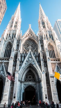 St. Patrick's Cathedral, New York, USA Wallpaper 640x1136