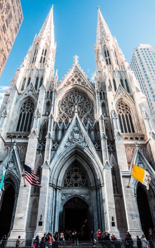 St. Patrick's Cathedral, New York, USA Wallpaper 800x1280