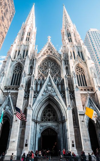 St. Patrick's Cathedral, New York, USA Wallpaper 1600x2560