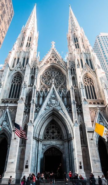St. Patrick's Cathedral, New York, USA Wallpaper 600x1024