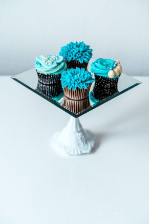 cupcakes, food, aesthetics, blue Wallpaper 4000x6000
