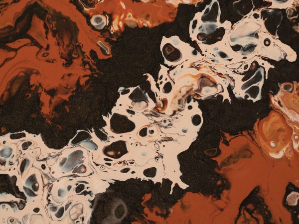 acrylic, paint, divorces, orange, white Wallpaper 800x600