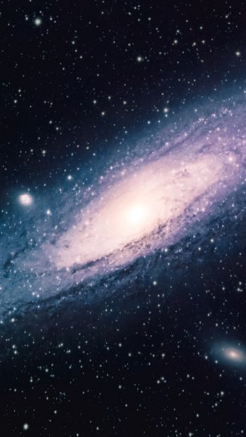 Обои 640x1136 галактика, космос, звезды, вселенная