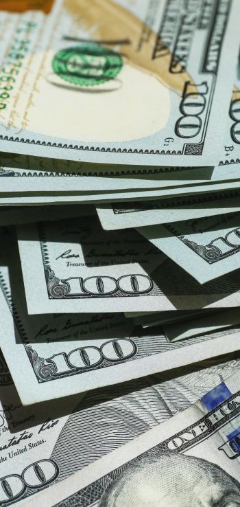 money, paper, dollars Wallpaper 1080x2280