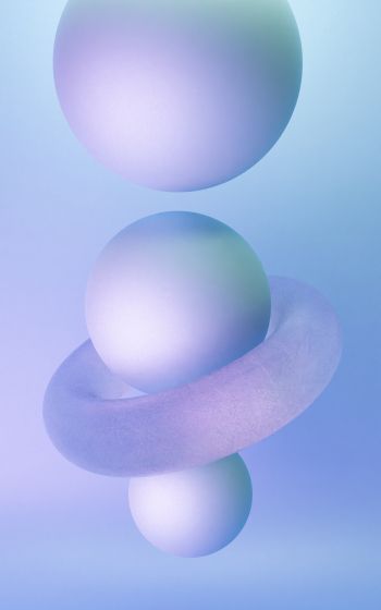 ball, sphere, 3D modeling Wallpaper 1600x2560