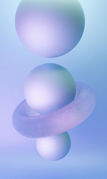 ball, sphere, 3D modeling Wallpaper 1200x2000
