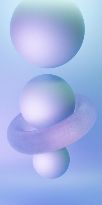 ball, sphere, 3D modeling Wallpaper 720x1440